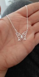 Srebrny komplet MOTYL MOTYLEK SREBRO 925