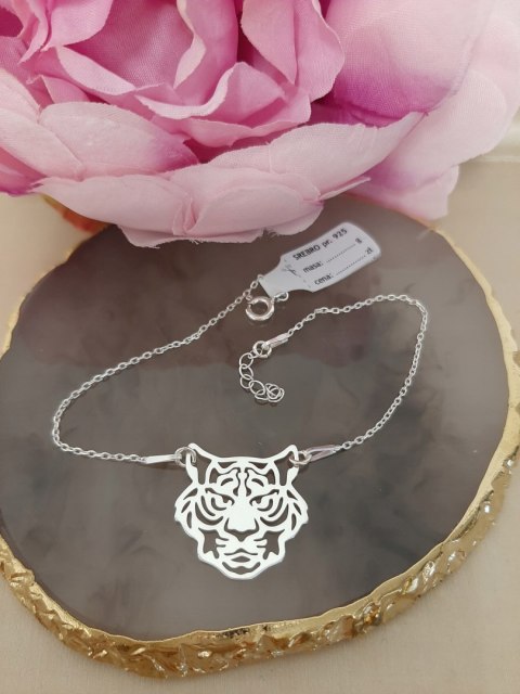 Komplet TYGRYS ORIGAMI CELEBRYTKA srebro 925