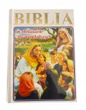 Biblia Pismo Święte na Komunię Chrzest Pudełko Grawer