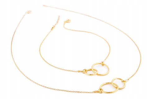 KOMPLET CELEBRYTKA OBRĘCZE KÓŁKA SREBRO 925