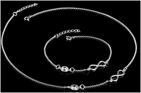 Bransoletka Swarovski NIESKOŃCZONOŚĆ SREBRO925