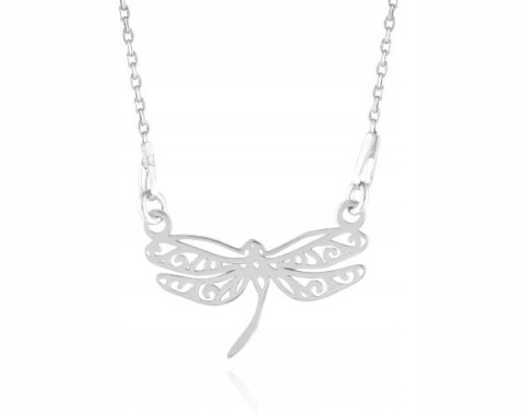 Naszyjnik Ważka ażurowa celebrytka srebro 925