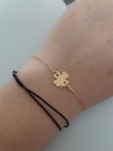 ZŁOTA Bransoletka KONICZYNKA CELEBRYTKA SR925