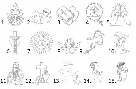 Złoty łańcuszek z krzyżykiem srebro 45 cm GRAWER