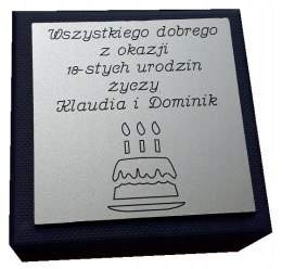 Pudełko pudełeczko ozdobne DEDYKACJA GRAWER gratis