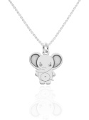 Naszyjnik dziecięcy słonik na szczęście srebro 925
