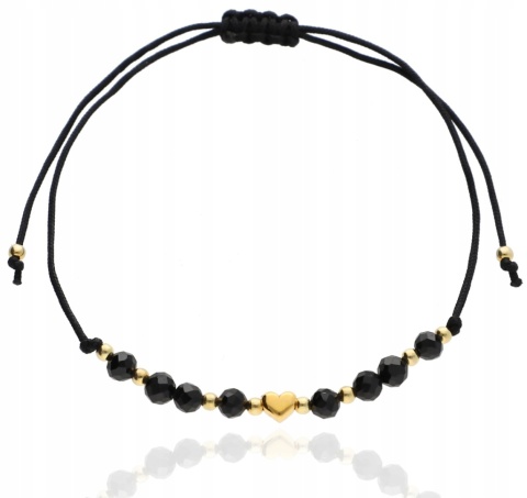 Bransoletka z turmalinem dla MAMY DZIEŃ MATKI srebro 925 kamień TURMALIN