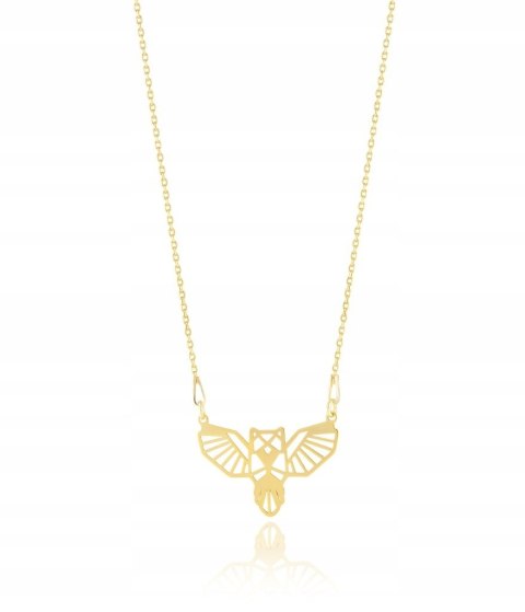 Naszyjnik ORIGAMI SOWA CELEBRYTKA srebro 925