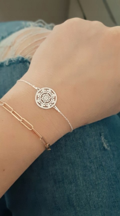 Komplet biżuterii CELEBRYTKA AŻUR srebro 925